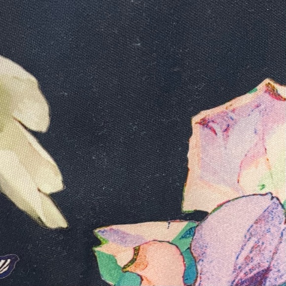 ASOS Women’s Blue Floral Short Sleeve Midi Dress Sz 6 - Picture 10 of 10